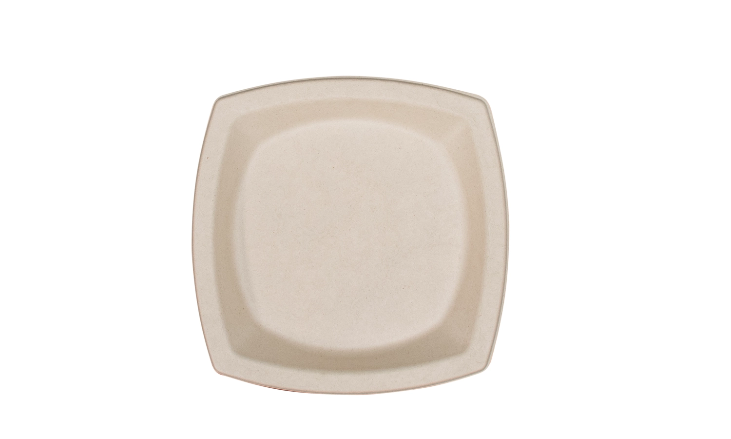 Plato BARE Cuadrado Compostable